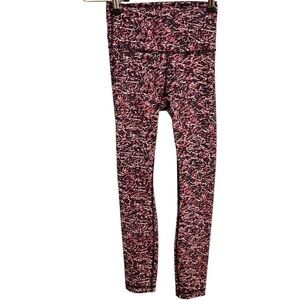 LULULEMON CONFETTI LEGGINGS SIZE 2